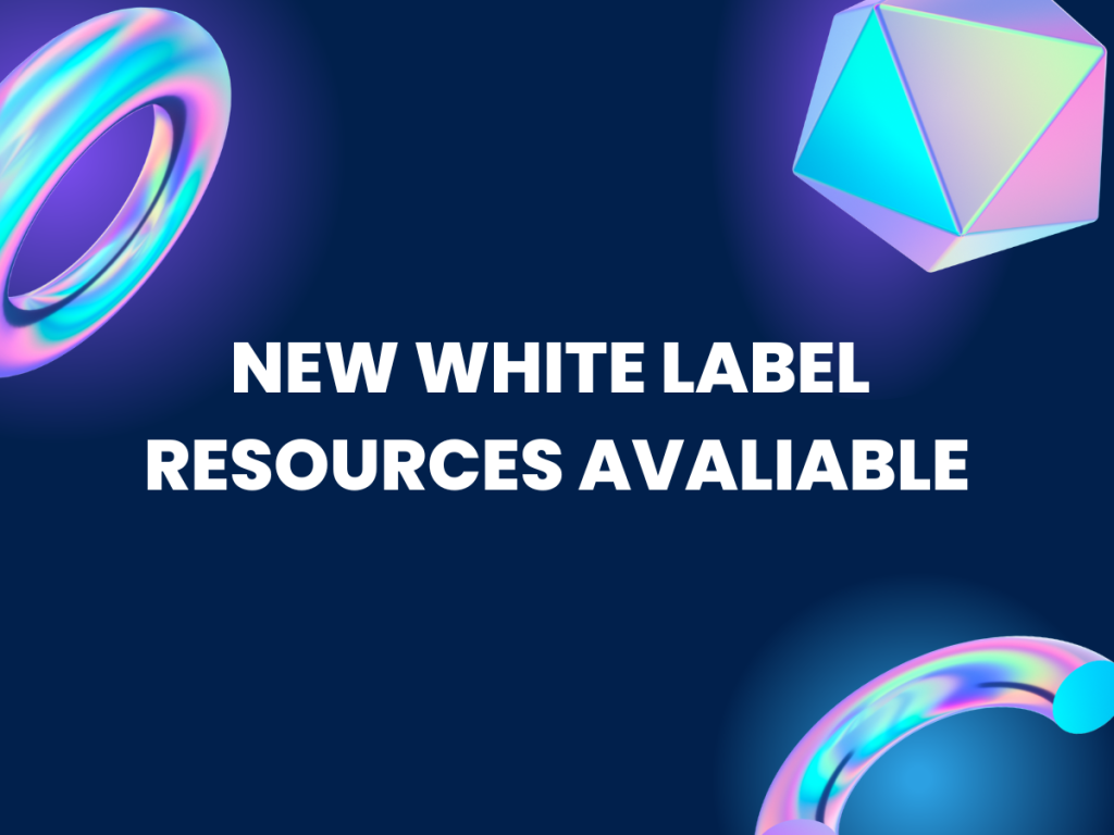 New White Label Resources Avaliable Blog